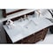James Martin Vanities Brittany 48in Single Vanity, Burnished Mahogany w/ 3 CM Carrara Marble Top 650-V48-BNM-3CAR - alternate 2